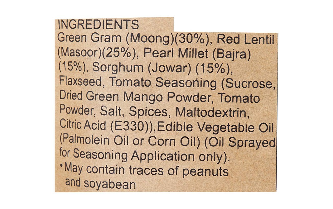 R'N'D Flaky Flaxseed Mixture Tomato 'n' Chilli Roasted Snack   Pack  125 grams